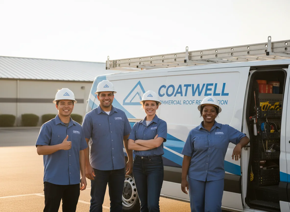 Commercial roof coating company in Blue Rock, OH
